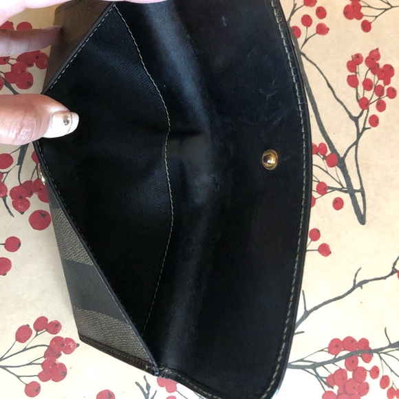 Authentic Fendi Pequin stripe long wallet - Picture 12 of 14